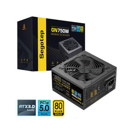 Segotep GN750W 750W Gold 80+ Non Modular, PCIe 5.0 & ATX 3.0 PSU