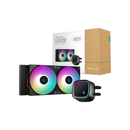 Deepcool LE520 240mm ARGB CPU Liquid Cooler - Black