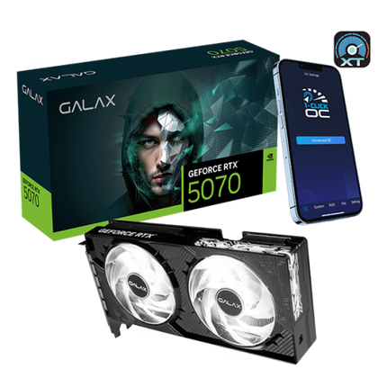 GALAX GeForce RTX™ 5070 12GB 1-Click OC Black