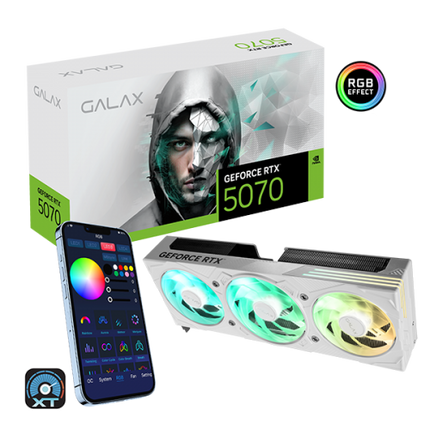 GALAX GeForce RTX™ 5070 12GB EX Gamer 1-Click OC White