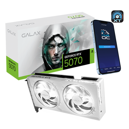 GALAX GeForce RTX™ 5070 12GB 1-Click OC - White