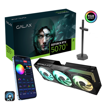 GALAX GeForce RTX™ 5070 Ti 16GB EX Gamer 1-Click OC Black