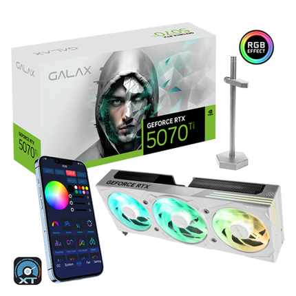 GALAX GeForce RTX™ 5070 Ti 16GB EX Gamer 1-Click OC White