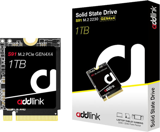 Addllink S91 - 2230 1TB M.2 2230 PCIe GEN4X4 NVMe ( Up to R:4900, W: