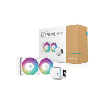 Deepcool LE520 240mm ARGB CPU Liquid Cooler - White