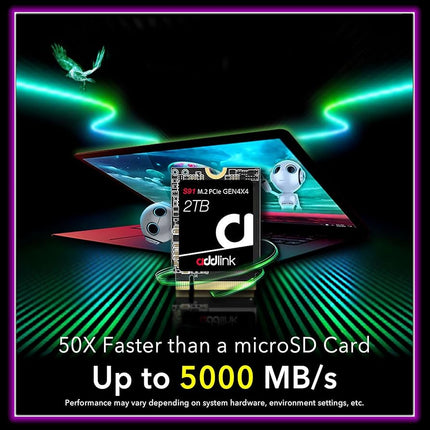 Addlink S91 - 2230 2TB M.2 2230 PCIe GEN4X4 NVMe Up to R:5000