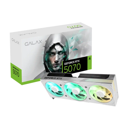 GALAX GeForce RTX™ 5070 12GB EX Gamer 1-Click OC White