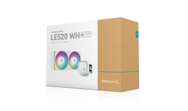 Deepcool LE520 240mm ARGB CPU Liquid Cooler - White