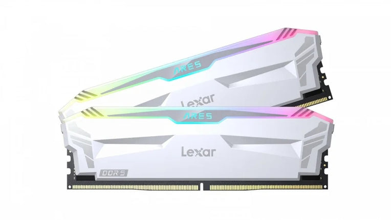 Lexar Ares DDR5 RGB RAM 32GB (16GBx2) 6400MHz - CL32 White XMP & EXPO