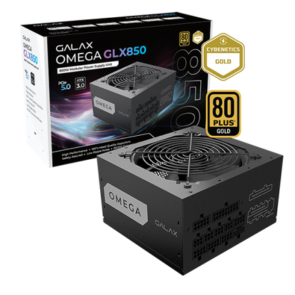 GALAX OMEGA GLX850 GOLD Fully Modular / 850W / ATX 3.0 / Cybenetics Gold PSU