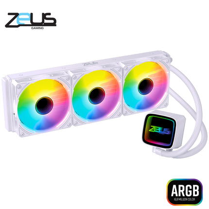 Zeus Liquid Freeze 360 Cooler ARGB (White)