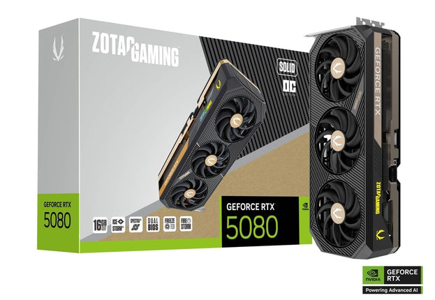 ZOTAC GAMING GeForce RTX 5080 SOLID OC 16GB