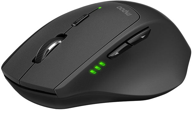 RAPOO MOUSE BLUETOOTH MULTI MODE MT550 - BLACK (17745)