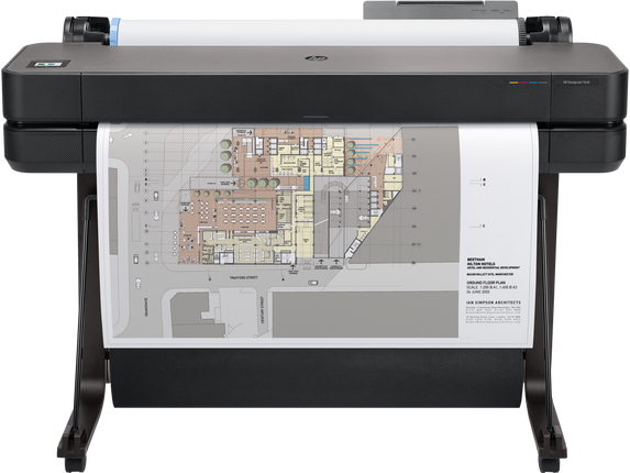 HP DesignJet T630 Large Format Wireless Plotter Printer - 36 Inch (5HB11A)