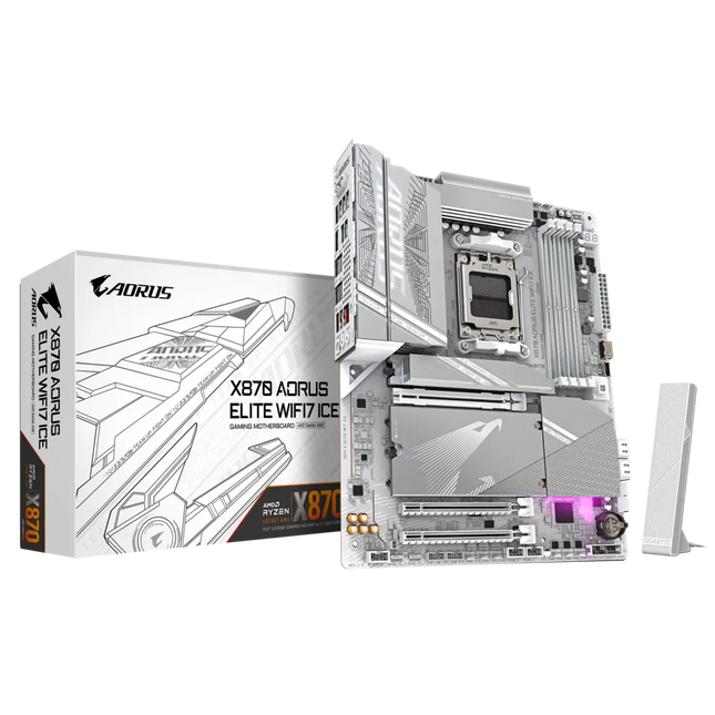 GIGABYTE X870 AORUS ELITE WIFI7 ICE AM5