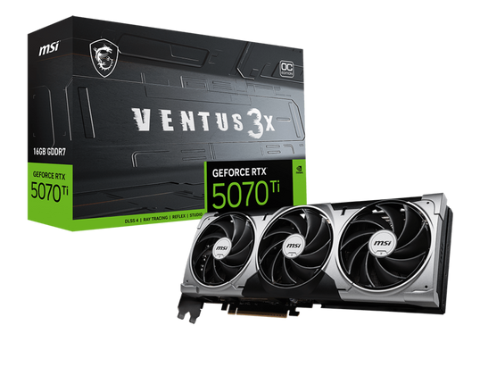 MSI GeForce RTX™ 5070 Ti 16GB VENTUS 3X OC