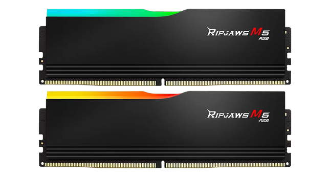 G.SKILL Ripjaws M5 RGB DDR5 32GB (2x16GB) 6000MHz CL36,XMP & EXPO - Black