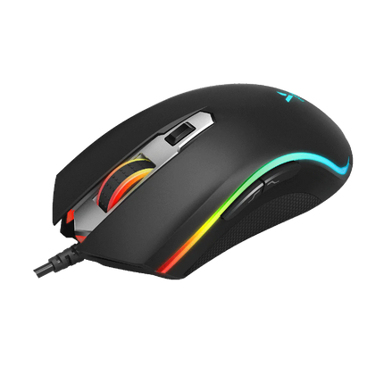 Rapoo V25S Wired RGB Gaming Mouse 6200 DPI - Black