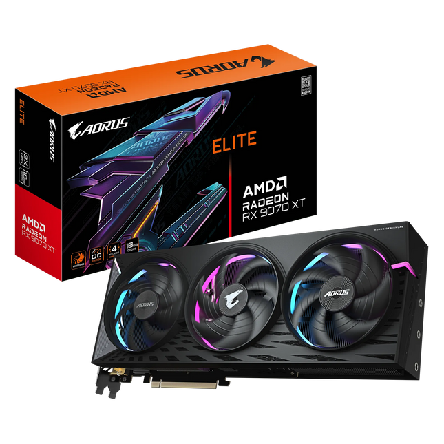 GIGABYTE RX 9070 XT AORUS ELITE 16GB