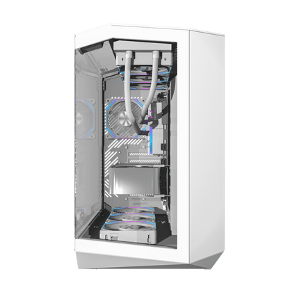 DarkFlash DY470 ATX PC Case White