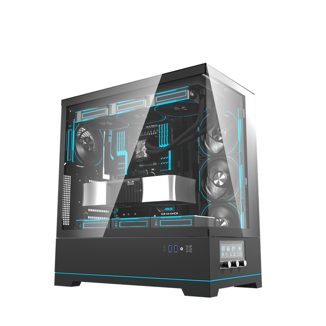 DarkFlash DY451 Pro ATX PC Case Black