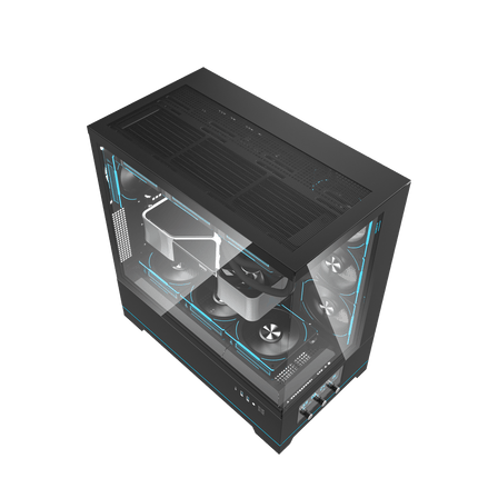 DarkFlash DY451 Pro ATX PC Case Black