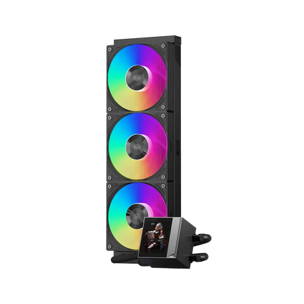 PCCOOLER CPS DC360 Pro ARGB Display AIO CPU Liquid Cooler Black