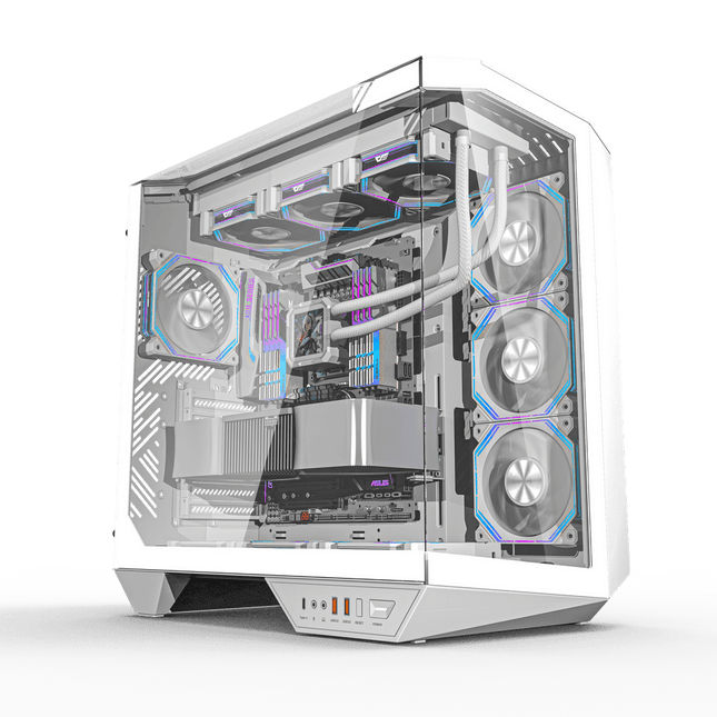 DarkFlash DY470 ATX PC Case White