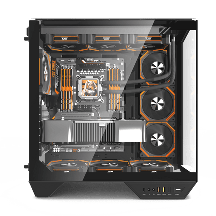 DarkFlash DY470 ATX PC Case Black