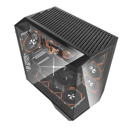 DarkFlash DY470 ATX PC Case Black