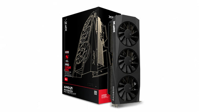 XFX QUICK SILVER AMD RADEON RX 9070XT 16GB 3XDP