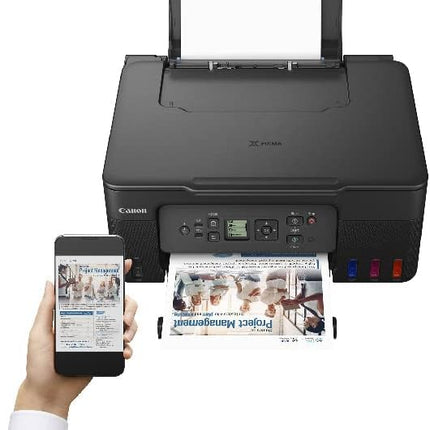 Canon PIXMA G3470 Wireless Colour 3-in-1 Refillable MegaTank Printer, Black