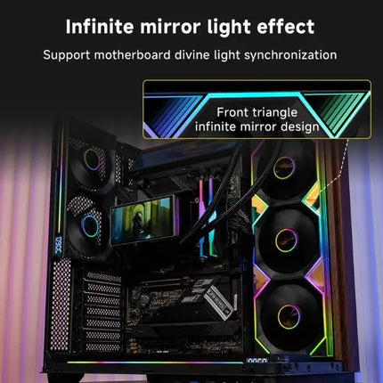 Jungle Leopard Liquid Cooler ProFlow 360 Black LCD 5.5 Inch