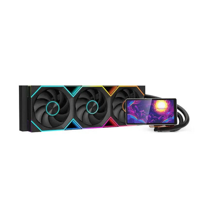 Jungle Leopard Liquid Cooler ProFlow 360 Black LCD 5.5 Inch