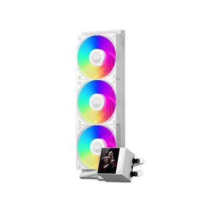 PCCOOLER CPS DC360 Pro ARGB Display AIO CPU Liquid Cooler white