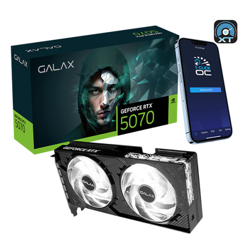 GALAX GeForce RTX 5070 1-Click OC Black 12GB – AL FARAH STORE GALAX GeForce RTX 5070 1-Click OC Black 12GB – AL FARAH STORE