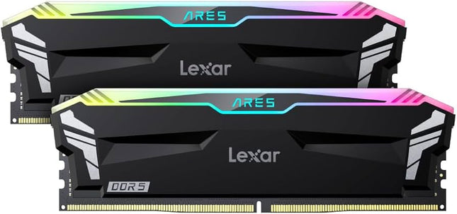 Lexar Ares DDR5 RGB RAM 32GB (16GBx2) 6400MHz - CL32 black XMP & EXPO