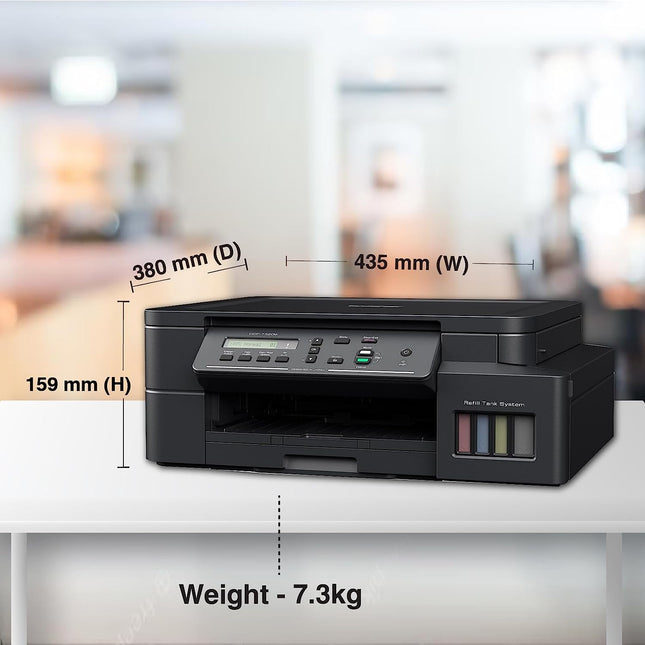 Brother DCP-T520W Wireless All In One Ink Tank Printer, Mobile & Cloud Print And Scan, High Yield Ink Bottles