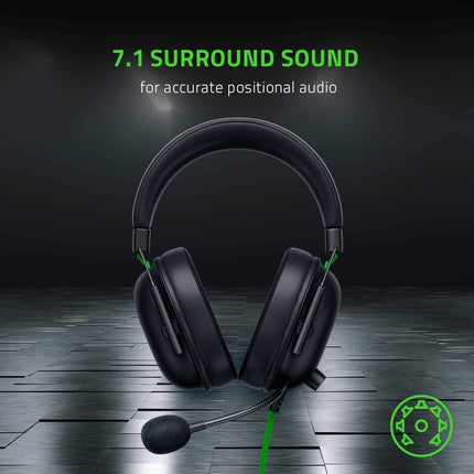 Razer BlackShark V2 X Gaming Headset: 7.1 Surround Sound - 50mm Drivers - Memory Foam Cushion - for PC, PS4, PS5, Switch, Xbox One, Xbox Series X|S, Mobile - 3.5mm Audio Jack - Classic Black