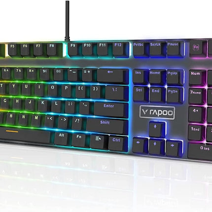 RAPOO VPRO V700RGB METAL BACKLIT MECHANICAL KEYBOARD SPACE GREY