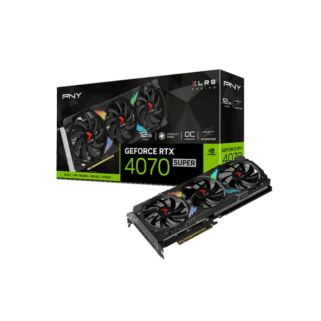 PNY GeForce RTX 4070 SUPER 12GB XLR8 Gaming VERTO 3 Fan