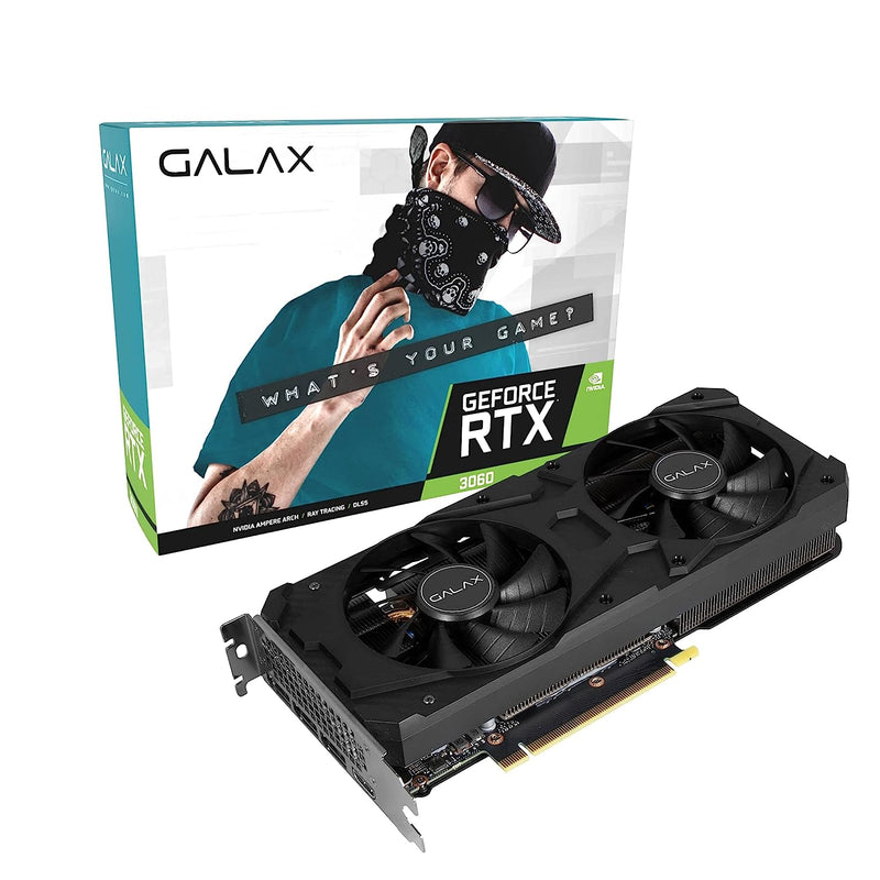 GALAX GeForce RTX™ 3060 (1-Click OC Feature) 12GB GDDR6 192-bit DP*3/HDMI/