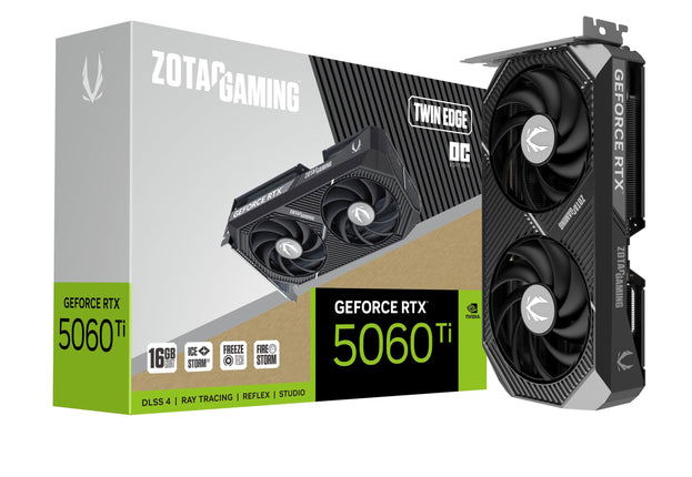 ZOTAC GAMING GeForce RTX 5060 Ti TWIN EDGE 16GB