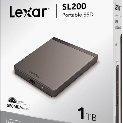 LEXAR SL200 1TB SSD EXTERNAL 550 MB/s