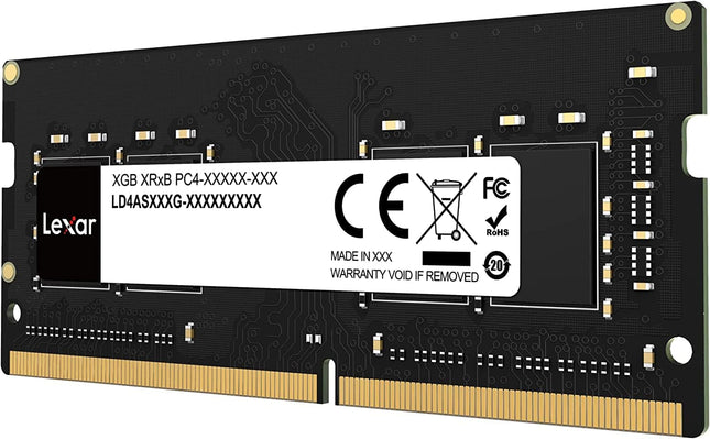 Lexar SODIMM DDR4 RAM 16GB 3200 MHz, 260-Pin SODIMM Laptop Memory, High Performance SO-DIMM (LD4AS016G-B3200GSST)