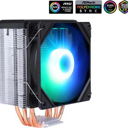 SAMA KA400D ARGB CPU Cooler - Black