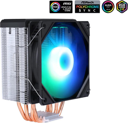 SAMA KA400D ARGB CPU Cooler - Black