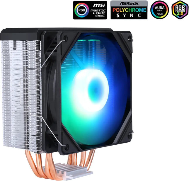 SAMA KA400D ARGB CPU Cooler - Black