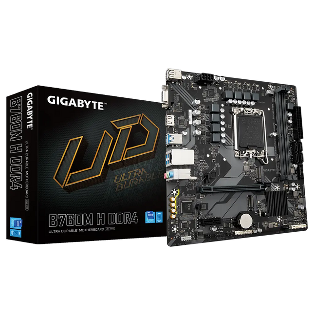 GIGABYTE B760M H DDR4 LGA 1700 Motherboard