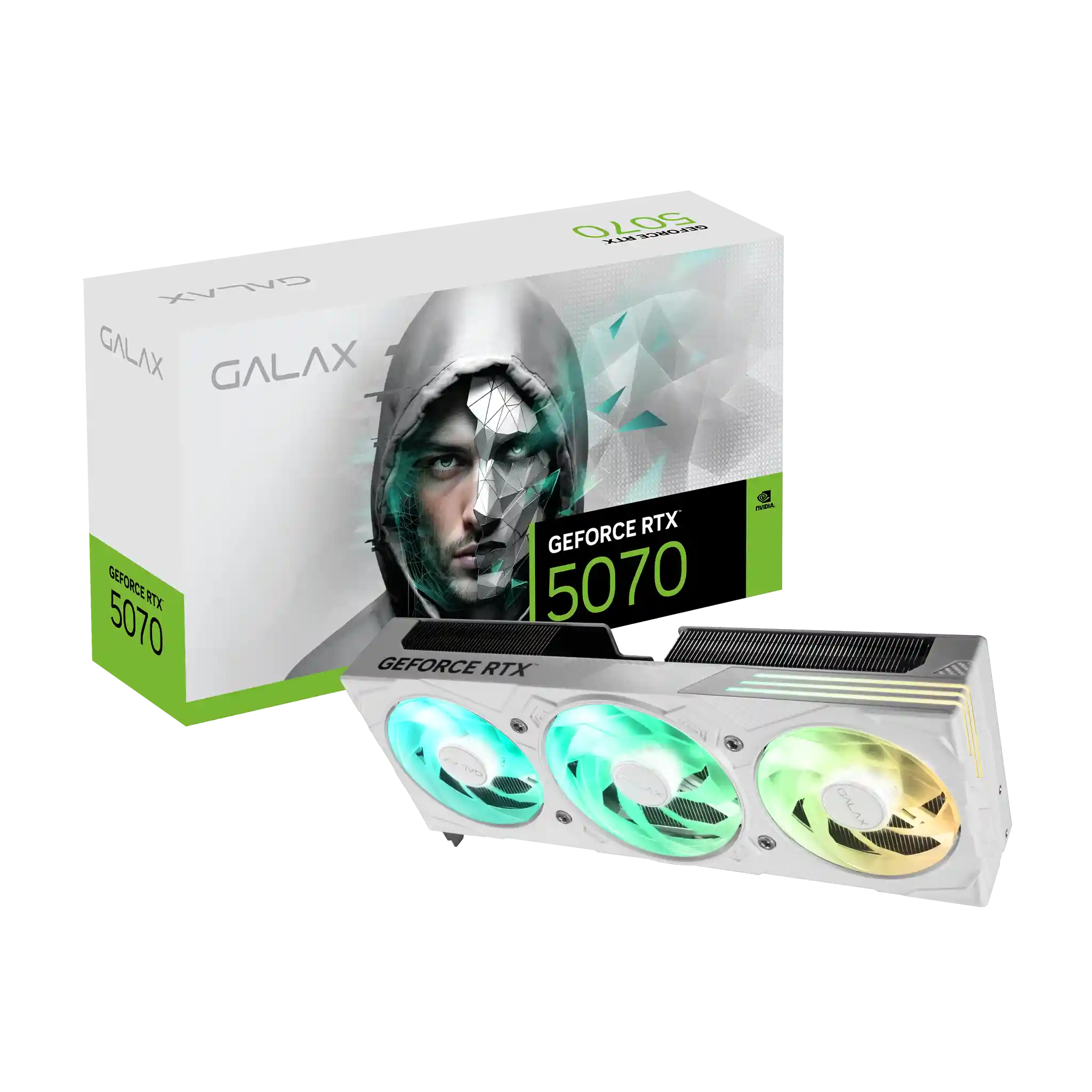 【未開封】GALAX GEFORCE RTX 5070 本体 GALAX GeForce RTX™ 5070 12GB EX Gamer 1-Click OC White in Iraq